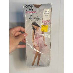 VTG Murphy's Retro "Static Cling Free Stretch" Stockings One Size 8½-11 Hosiery